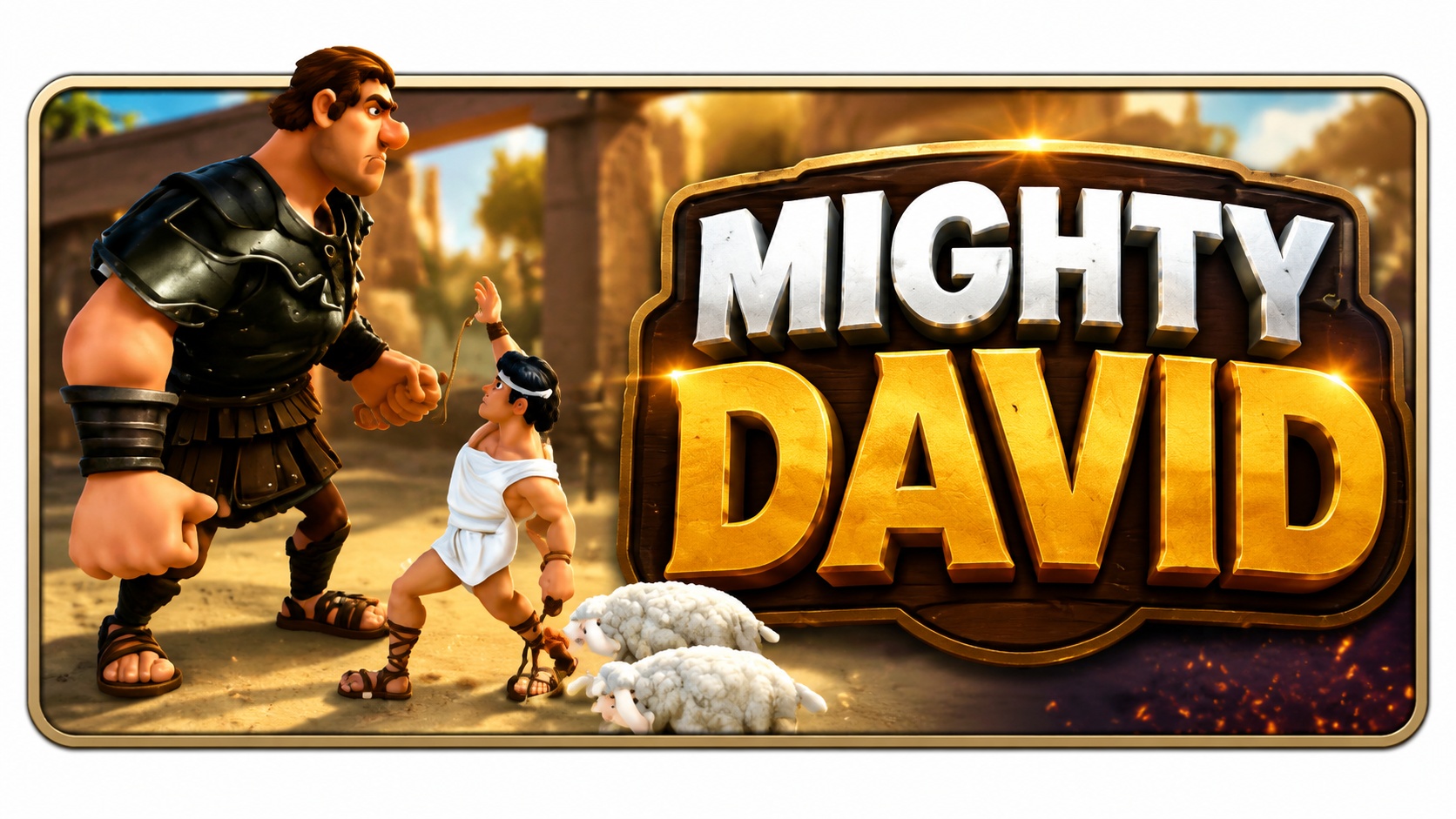 Mighty David Christian Bible adventure game